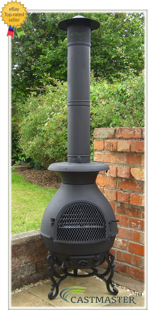 CASTMASTER CAST IRON KING 6FT BBQ CHIMINEA CHIMENEA CHIMINEA eBay