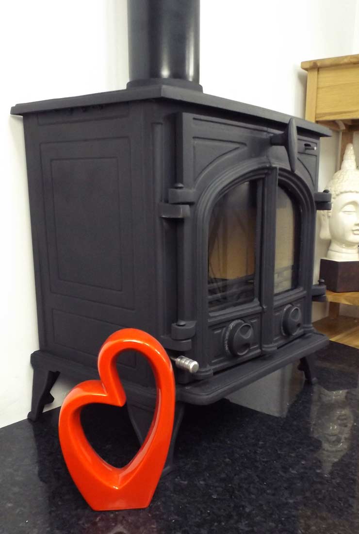 CASTMASTER LUDLOW WOOD BURNING LOG BURNER DOUBLE DOOR CAST IRON STOVE